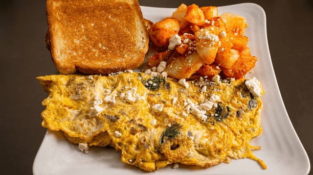 Greek Style Omelet Platter.